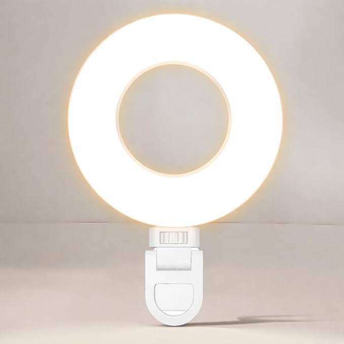 Selfie One Pro - Ring Light for Phone, iPhone, Android or Laptop | 3 Adjustable Light Modes | Rechargeable Batteries | Removeable Clip | Perfect for Beauty, Influencers, Creators - Image 3