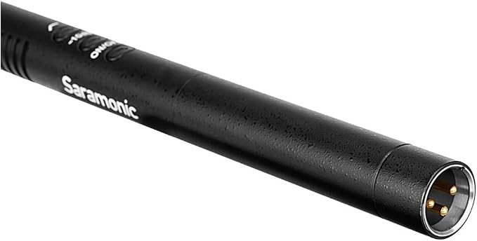 Saramonic SoundBird V1 Professional Supercardioid Shotgun Mic | +48v & AA Power, Shock Mount, Windscreen, Pouch & XLR - Image 5