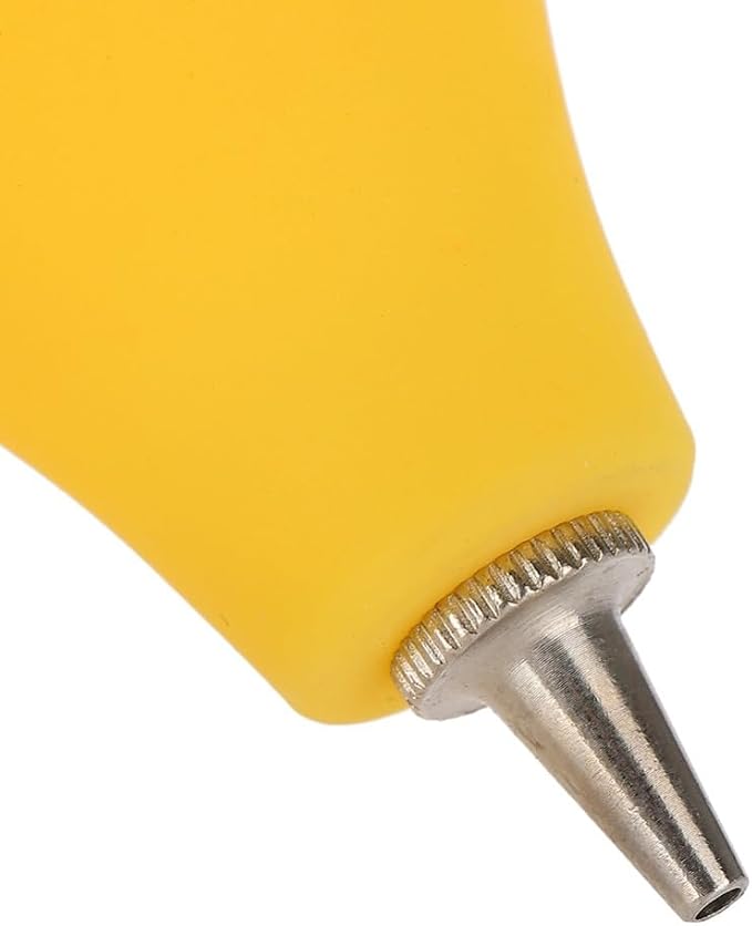 Rubber Air Blower for Camera Lens Cleaning Dust Pump Tool with Metal Valve Portable Filter Watch Cleaning Kit(Yellow) - Image 6