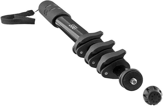 Joby Compact Monopod 2-in-1, Camera/Action Cam with Ball Head, Universal ¼-20” Mount, Swivel Mount Compatible with GoPro, DSLR, Mirrorless Camera, Colour: Black - Image 6