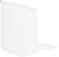 White Photography Backdrop for Photoshoot, Fabric 8x10ft | Polyester Studio Photo Backgrounds, Non Reflective, Easy to Hang, for Portrait Shoot, Product, Party Decor, Video Creation by LYLYCTY