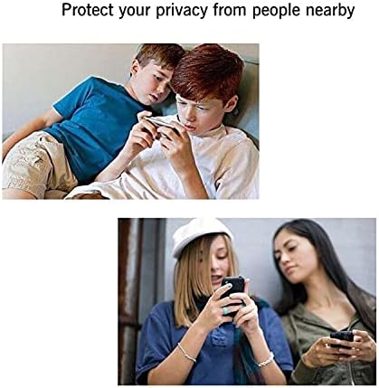 Ailun Privacy Screen Protector+Camera Lens Protector for iPhone 12 Pro | 2+2 Pack, 6.1 inch, Anti Spy Private Tempered Glass Film, HD - Image 4