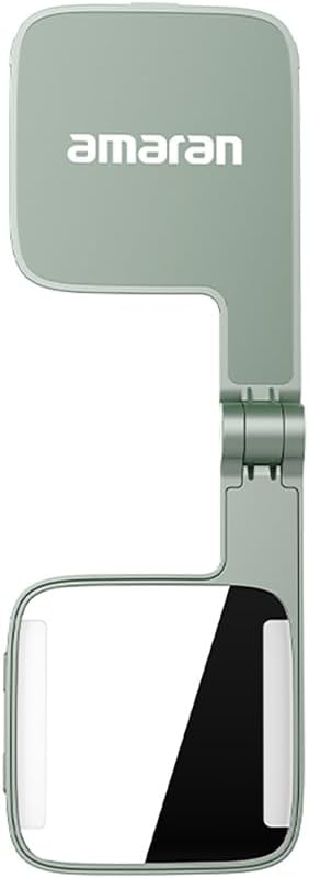 Amaran Go Magnetic Selfie Phone Light, Compatible with MagSafe & Qi2 Magnets, Dual LED Light Source with Adjustable Mirror Light & CCT (2700K-6500K), for Selfies, Makeup, & Content Creation (Green) - Image 7