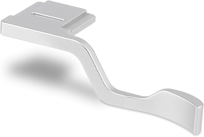 Haoge Metal Hot Shoe Thumb Up Rest Hand Grip for Fujifilm X-T50 XT30III Fuji X-T30 II X-T10 X-T20 X-T30 XT10 XT20 XT30 Camera Silver THB-XT30S by haoge
