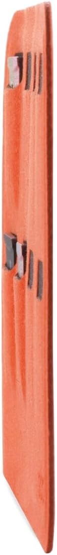 ODA - Super Slim SD & microSD Card Holder - Fits in a Wallet - Microfiber - 1mm Thin (Orange, 8 microSD) - Image 2