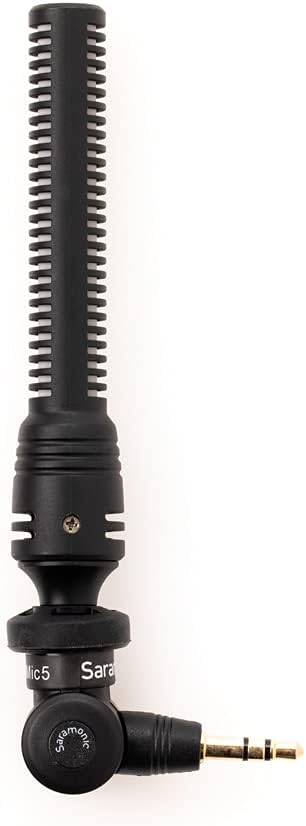 Saramonic SmartMic5 | Unidirectional Micro-Shotgun Microphone with 3.5mm TRS Output for Cameras, Recorders, Mixers, Wireless Transmitters and More - Image 4