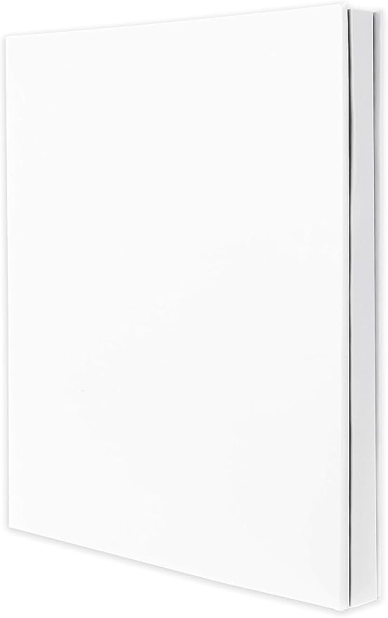 Kiera Grace 400-Pocket Jocelyn Simple & Classic Photo Album For Home & Office With CD Storage Pocket, 13.19”L x 12.01"W x 1.5“H To Display 400-4" x 6" Pictures, 6 Pieces, White - Image 4