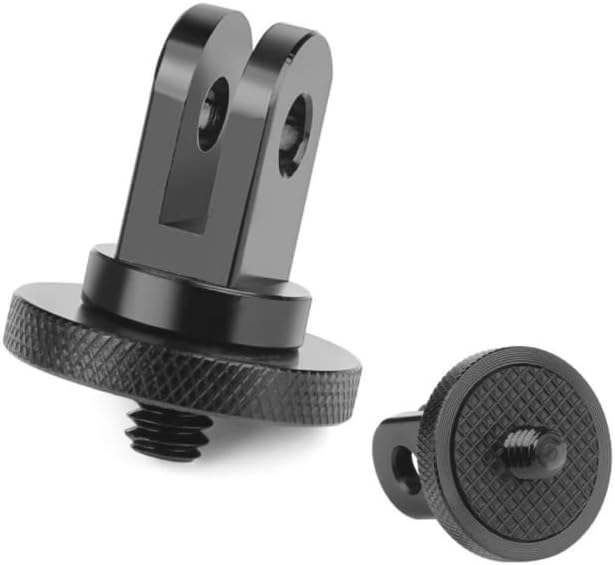 Aluminum Camera Tripod Adapter 1/4"-20 Conversion Adapter Mounts Compatible with Gopro Action Cameras Insta360 and Other Standard 1/4 Accessories, Quarter Inch Mount Adapter (Type AA) - Image 2