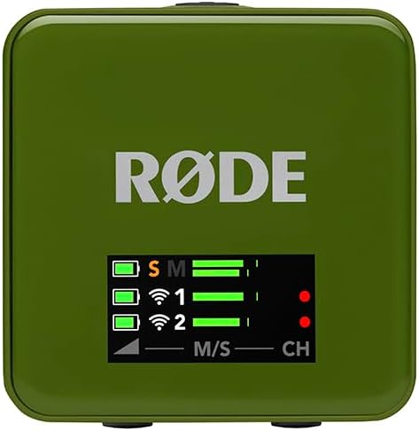 RØDE Wireless GO (Gen 3) – Compact Wireless Mic – Pristine Audio, 32-bit Float Recording, Automatic Level Control, for Phones, Cameras and Computers (Moss) - Image 2