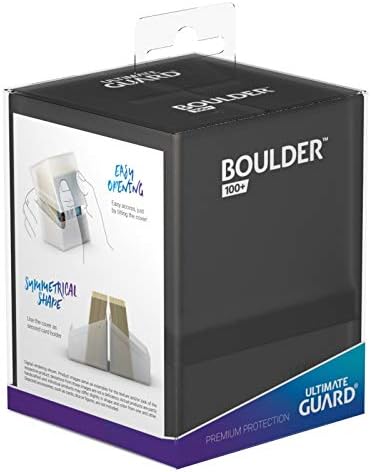 Ultimate Guard Boulder 100+ Classic, Deck Case for 100 Double-Sleeved TCG Cards, Onyx, Secure & Durable Storage for Trading Card Games, Soft-Touch Finish - Image 4