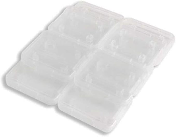 20pcs Plastic Memory Card Storage Case Compatible with SD MMC/SDHC PRO Duo White (20 PCS) - Image 6