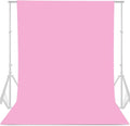 GFCC Pink Backdrop - 8FTX10FT Polyester Pink Photo Backdrop for Photoshoot Background for Photography Screen Video Recording Picture Background | Non-Reflective, Polyester Curtain, Easy Hang, Multipurpose Screen for Studio Photo Booth, Video Recording,... by GFCC