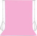 GFCC Pink Backdrop Photography Background - 10ftx10ft Pink Photo Backdrop for Photoshoot Photography Background Screen Video Recording Curtain | Non-Reflective, Polyester Curtain, Easy Hang, Multipurpose Screen for Studio Photo Booth, Video Recording, ... by GFCC