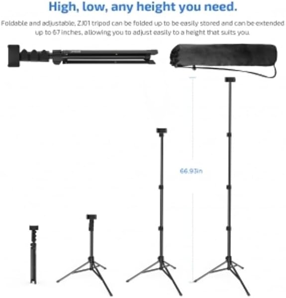 Wireless Tripod Selfie Stick Compatible with Samsung Galaxy S22 S23 S24 S25 Ultra Plus, A16 A35 - Monopod Remote Shutter Built-in Self-Portrait Extendable - Image 8
