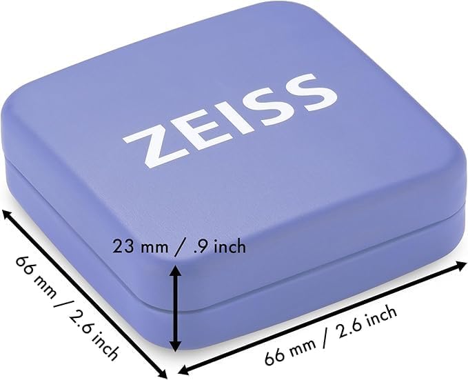 ZEISS Lens Cleaning Accessory Tin Box Containers with Hinge Lids, Pack of 4 - Image 2