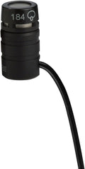 Shure Microflex MX184 Supercardioid Lavalier Microphone - Condenser Mic with TQG / TA4F Connector Wireless Bodypack Transmitters by Shure