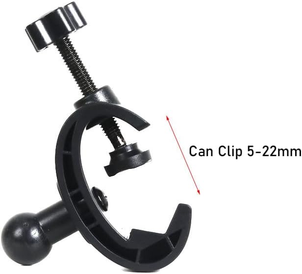 2 Pack Mic Stand Phone Holder Mount Photography Light Stand Phone Mount Holder Clamp Phone Clip for Microphone Stand Tripod Boom Arm Floor Mic Stand Selfie Stick Ring Light Camera Tripod - Image 5