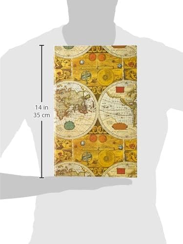 3-Ring Photo Album 504 Pockets Hold 4x6 Photos, Ancient World Map Design - Image 3