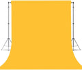 Yellow Photography Backdrop for Photoshoot, Fabric 8x10ft | Versatile Studio Photo Backgrounds, Non Reflective, Easy to Use, for Portraits, Product, Party, Video Creation by TERSUM