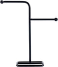 SUNNYCLUE Earring Display Stand,Jewelry Display Holder Black Jewelry Towers No Hole Necklace Stand Holder Storage Bangles Rings Earrings Watch Hanging Organizer for Selling Home Storage Show Photo by SUNNYCLUE