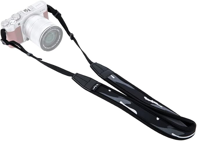 JJC Soft Camera Neck Shoulder Strap for Canon M50 M5 M6 Mark II G5X G7X G9X | for Panasonic GH6 G85 G95 G100 GX85 GX95 G7 G9 G9II GX9 GX8 GH5 GH5S FZ80 FZ300 FZ1000 II Olympus OM-D E-M10 E-M5 E-M1 & More by JJC
