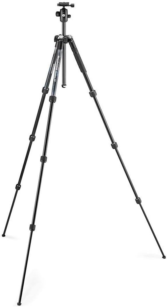 Manfrotto Element MII 4-Section Aluminum Tripod with Ball Head, Black - Image 8