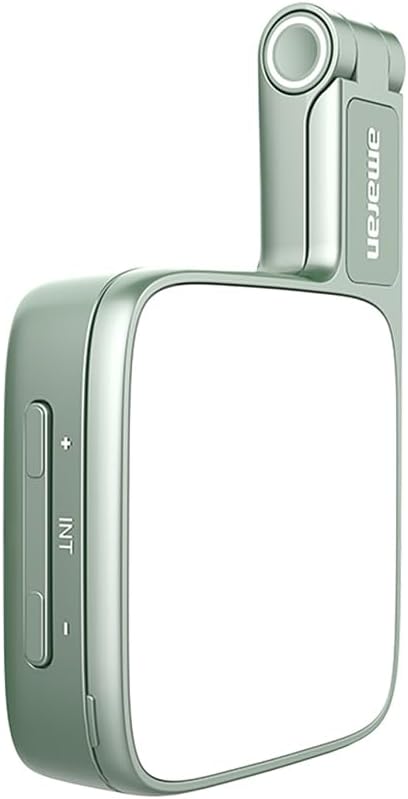 Amaran Go Magnetic Selfie Phone Light, Compatible with MagSafe & Qi2 Magnets, Dual LED Light Source with Adjustable Mirror Light & CCT (2700K-6500K), for Selfies, Makeup, & Content Creation (Green) - Image 8