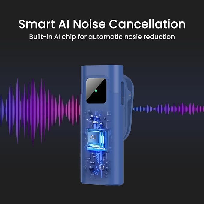 Wireless Lavalier Microphone for iPhone, Noise Cancelling | Crystal clear audio with noise reduction, plug and play with Lightning connector, perfect for TikTok and vlog - Image 2