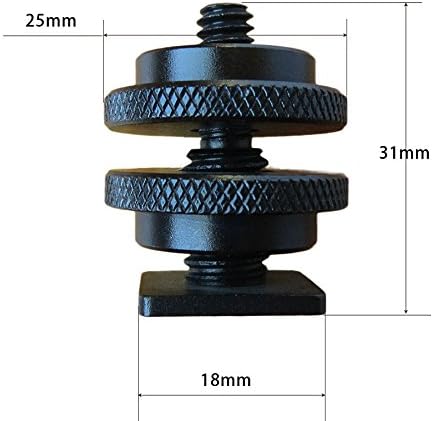 RetiCAM® Hot Shoe to Tripod Screw Adapter - Flash Shoe Mount for Camera, Smartphone and Accessories - Image 2