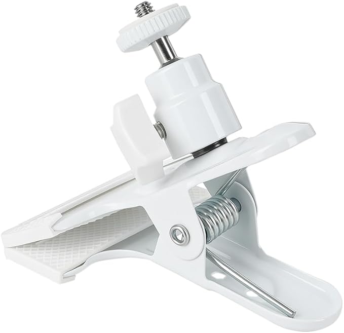 CAMVATE Spring Clip Clamp with Mini Ball Head Mount (White) - 3542 - Image 7