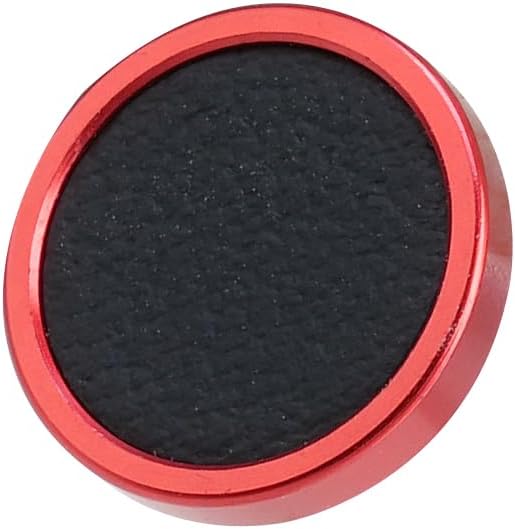 FocusFoto 2-Pack Camera Shutter Button PU Leather Soft Shutter Release Button Fits for Fuji X-M5 X-T50 X100VI X-T5 X-T4 X-T3 X-T30 II X-E3, for Nikon ZF DF, for Leica M10 M9 M8 M7 (Red with Black) - Image 3