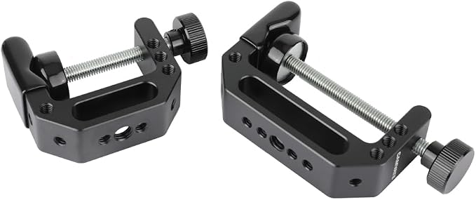 CAMVATE C Clamp with 1/4"-20 & 3/8"-16 Thread Hole for Photographic | Aluminum,Small+Large - Image 8