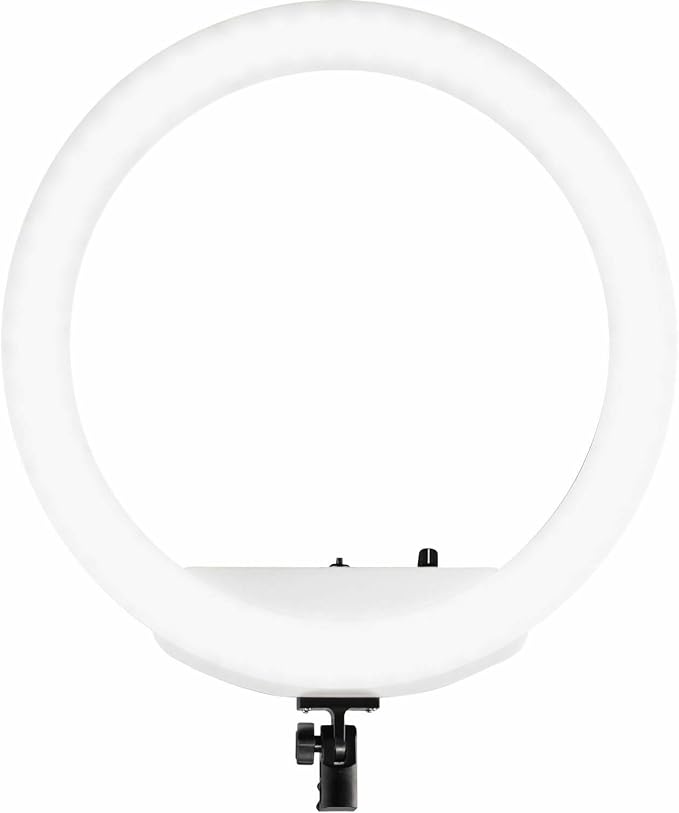 Westcott 18” Bi-Color LED Ring Light Kit with Batteries and Stand Professional Studio Continuous Lighting for Photography, Video Conferencing, Hair & Makeup Salons, Tattoo Studios, YouTube & TikTok | Batteries, Makeup Salons, Tattoo Studios, Video Conf... - Image 8