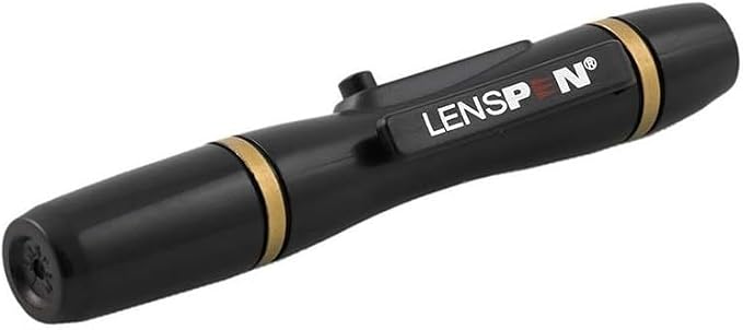 LensPen NLP-1, Black | Retractable Dust Removal Brush, Non-Liquid Cleaning Element, 12mm Round Cleaning Tip, 11cm Long by LENSPEN
