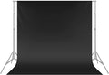NEEWER 6x9 feet/1.8x2.8m Photo Studio 100% Pure Polyester Collapsible Backdrop Background for Photography, Video and Television (Backdrop Only) - Black by Neewer