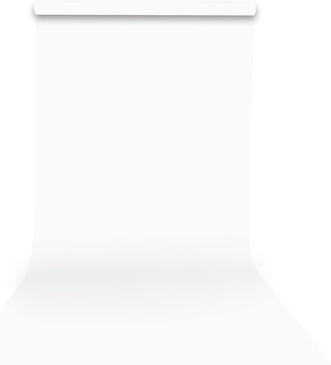 Yizhily Seamless White Backdrop Paper Roll, 53" x 16.4', Heavyweight Matte Arctic White Photo Background for Small Studio Headshots, Tabletop Product & Food Photography | Headshots; tabletop product photography; food shoots; e-commerce images; small st... - Image 2