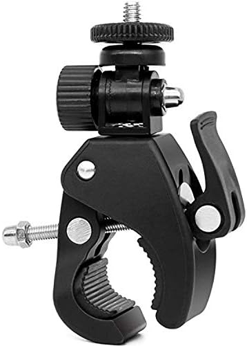 2 Pack Sports Camera Bike Mount Handlebar Clamp Clip Stand Base with 1/4 Screw Adapter for Gopro Hero DJI Osmo Insta360 Motorcycle Bicycle Action Cam Dash GPS Field Monitor Lights - Image 6