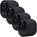 Silicone Case Cover for Arlo Camera, Weatherproof Protective Skin Cover for Arlo Ultra/Ultra 2/Pro 4/Pro 3 Black, 4 Pack by PicklePower