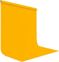 Yellow Photography Backdrop for Photoshoot, Fabric 10x10ft | Polyester Studio Photo Backgrounds, Non Reflective, Easy to Hang, for Portrait Shoot, Product, Party Decor, Video Creation by LYLYCTY