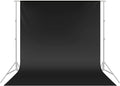 NEEWER 10 x 12FT / 3 x 3.6M PRO Photo Studio Premium Polyester Collapsible Backdrop Background for Photography, Video and Television (Backdrop ONLY) - Black by Neewer
