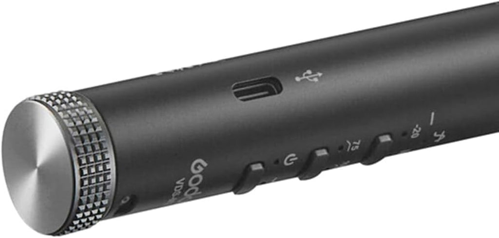 GODOX VDS-M2 Supercardioid Condenser Shotgun Microphone (Black) | Safety Channel and dB Peak Warning Light, Superior Sound Experience, Dual Use for All Your Needs, Tailor Sound as You Like - Image 6