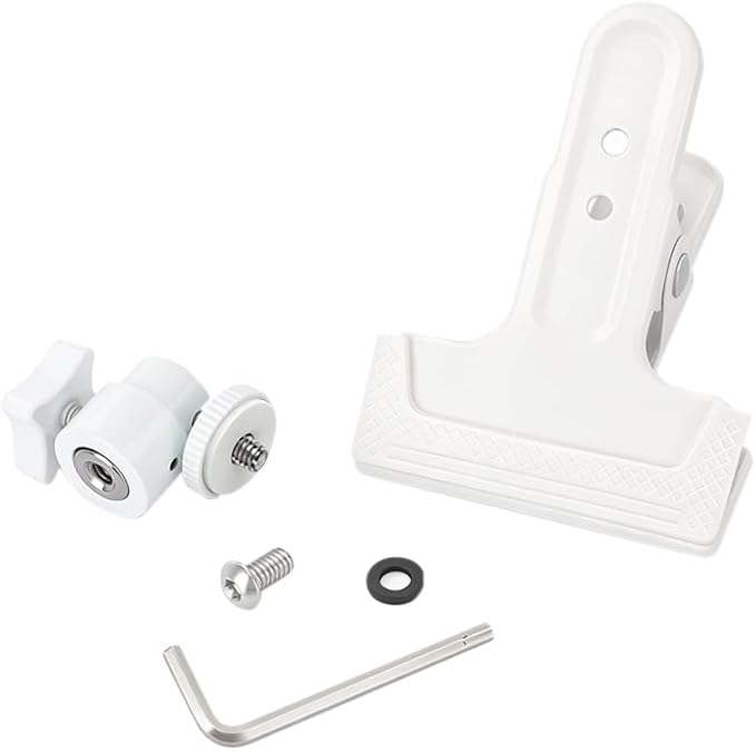 CAMVATE Spring Clip Clamp with Mini Ball Head Mount (White) - 3542 - Image 8