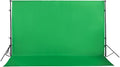 Green Screen Backdrop 10x7ft Photo Backdrop Chromakey Muslin Portrait Green Backdrop for PS Keying/Video Creation/Studio Portrait Shoots by HMTFOTO