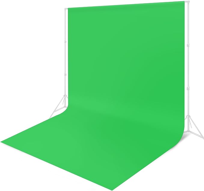 Green Backdrop - 10 x 20 ft, Green Screen for Photography & Video Recording, High Density Polyester Fabric by Linhedai
