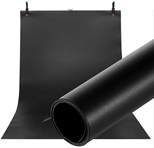Meking PVC Backdrop 39x78 in PVC Background Matte White & Black Background | White Vinyl Backdrop for Product Photo Video Photography Studio -Black/White - Image 3