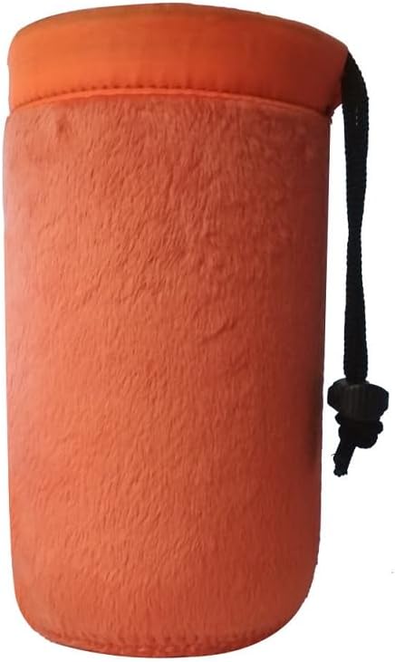 X-Large Camera Lens Pouch, Extra Large Thick Protective Neoprene Bag Storage Cover Case with Drawstring Design, Soft Plush Interior for Canon, for Nikon, for Sony DSLR Lenses (XL Size) - Image 3
