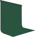 Dark Green Photography Backdrop for Photoshoot, Fabric 5x7ft | Polyester Studio Photo Backgrounds, Non Reflective, Easy to Hang, for Portrait Shoot, Product, Party Decor, Video Creation by LYLYCTY