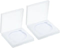 PATIKIL 82mm Lens Filter Case, 2pcs Camera Filter Case Portable Lens Filter Box Water Resistant Dustproof Plastic for Photography Filter Storage by PATIKIL