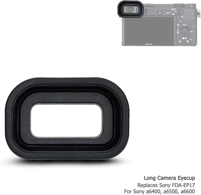 Extended Replace Sony FDA-EP17 Camera Eyecup Viewfinder for A6600 A6500 | Soft Silicon,Camera Eye Cup Eyepiece Protector,for Sony A6600 A6500 A6400 - Image 9