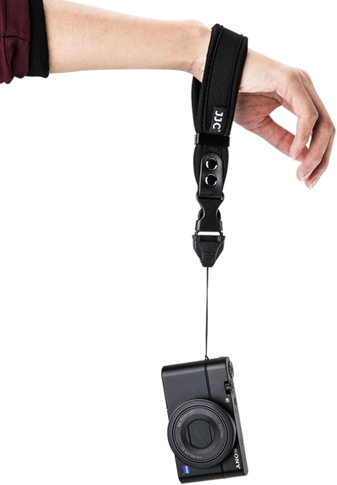 JJC Soft Neoprene Camera Wrist Strap for Compact Cameras with Quick Release | for Ricoh GR IV GR IIIx GR III HDF Monochrome Canon G7X Mark III II G9X Mark II Fujifilm X100VI Sony ZV-1 ZV-1F RX100 VI V IV - Image 8